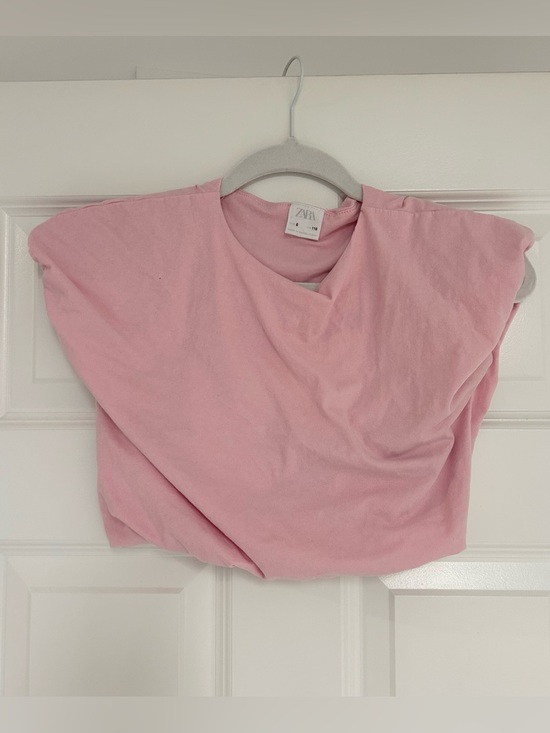 Zara Tops - Zara Light Pink Shoulder Tee
